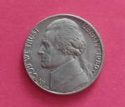 Moneta USA 5 CENTS 5 centów 1980r.  Jefferson Nickel