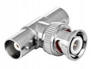 Wtyk BNC - 2x gniazdo BNC (trójnik BNC - 01856)