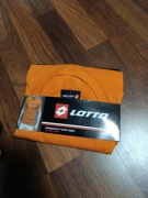 Pomarańczowy t-shirt marki LOTTO, wykonany z bawełny. Nowy, w rozmiarze L 