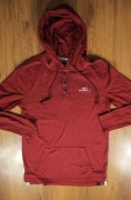 Bluza O'Neil r. M czerwona męska z kapturem cienka bawełniana przez głowę
