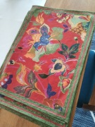 Podkładki stołowe i serwetki indyjska bawełna komplet 6+6 ( 12 szt.)