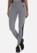 Szare legginsy Nike z czarnymi wstawkami – rozmiar M