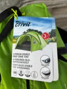 CRIVIT 4-osobowy namiot igloo z podwójnym dachem