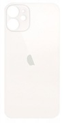 Szkło tylne iPhone 12 - białe ,klapka tylna, plecki, tył BIG HOLE