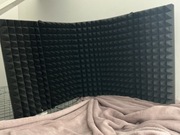 Ekran akustyczny do mikrofonu – panel wygłuszający do nagrań głosu