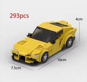Klocki na wzór LEGO Toyota Supra Autko Samochodzik Prezent Hit Wyścig