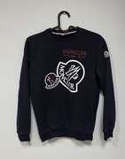 Moncler bluza dziecięca granatowa 152 cm - 158cm z logo