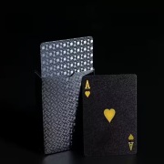 Złote wodoodporne elastyczne karty do gry