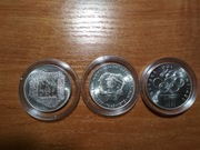 200zl.monety srebrne w stanie menniczym.