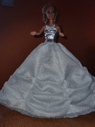 Suknia ,ubranko dla lalki barbie