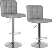 Stołek/krzesło barowe 2szt regulowane real foto.