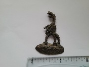 Magnes na lodówkę - 341f. KRAKÓW Metalowy SMOK WAWELSKI 