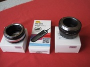 wyzwalacz przewodowy rc-201 l1 plus dwa adaptery do obiektywów