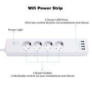 Zasilacz biurkowy SMART z USB Przedłużacz i ładowarka