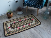 Dywanik włóczkowo- wełniany ręcznie robiony- nowy!