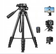 Przenośny aluminiowy statyw do aparatu Victiv P50 172 cm DSLR czarny