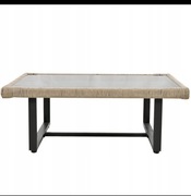 Stolik taras balkon dom , stal ,szklo, lina