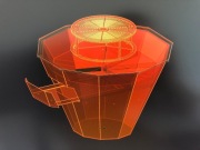 Grill ogrodowy TEGAL 500 ze stali corten