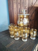 zestaw do ponczu iryzowany 