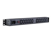 Cyber Power PDU 12 gniazd, 16A, 1U, RACK montaż pion lub poziom