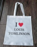 Torebka torba tote bag materiał non woven Louis tomlinson 