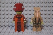 Lego Star Wars dwie figurki Poggle the Lesser Nute Gunray