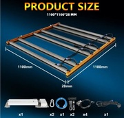 Lampa LED Meiju Max 650W Lumatek Zeus Pro Mars  Hydro GROWBOX