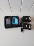 Ładowarka zastępcza Makita + 2 baterie 5,5Ah