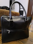 Torba (aktówka) czarna skórzana SIMPLE elegancka