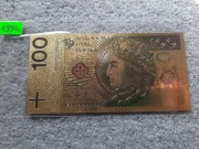 N135-ZESTAW BANKNOTÓW POZŁACANYCH 24 K