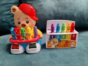 Kredki interaktywne Fisher-Price i Pepco Miś na baterie sorter