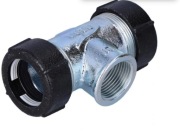 Trójnik Gebo 6/4 cal trójnik zaciskowy Gebo QUICK QT 6/4" do rur stalowych