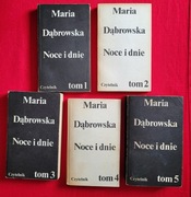 Maria Dąbrowska Noce i dnie 5 tomów komplet