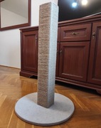 Stabilny i stylowy drapak dla kotów 90 cm - nowy, ręcznie robiony