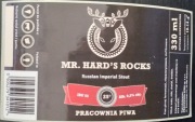 Mr.Hard's Rocks Russian Imperial Stout 330ml browar Pracownia Piwa