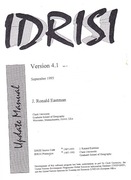 IDRISI VER. 4.1, UPDATE MANUAL /GIS SOFTWARE