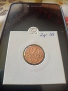 2 grosze 1939 w holderze 