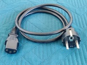 Przewód zasilający C13 IEC do komputera zasilacza monitora drukarki 1m