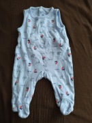 Śpiochy dla noworodka*2, r. 56 Auchan InExtenso bawełna 100%