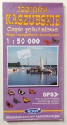 Jeziora Kaszubskie. Część południowa. Mapa topograficzno-turystyczna. 