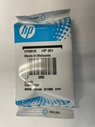 Oryginalny tusz HP 301 czarny