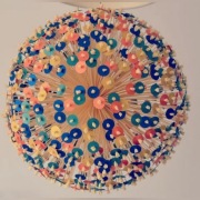 Pająk ludowy ozdoby ze słomy sztuka ludowa