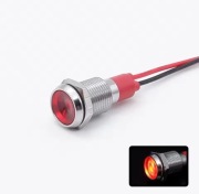 Metalowa lampka kontrolna Led wskaźnik 230v 