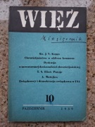 Więź nr 18 (10/1959) Chrześcijaństwo a nauka; T.S. Eliot; C. Norwid