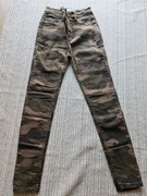 Jeansy damskie, spodnie moro Pull&Bear, rozmiar 34