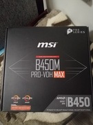 MSI B450M PRO-VDH MAX - pudełko
