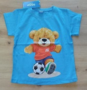 Bluzka krótki rękaw Miś 116/122