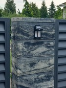 Lampka solarna led elewacja plot korytarz mocna