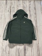 Zielona wiosenna kurtka ortalionowa adidas markowa streetwear premium 