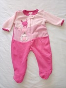 Pajacyk niemowlęcy 6-12 mieś 74 cm Early Days róż 